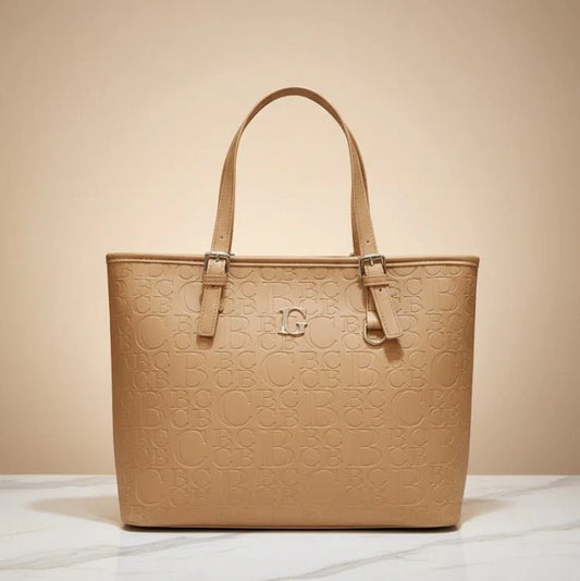BC Monogram Structured Tote Handbag