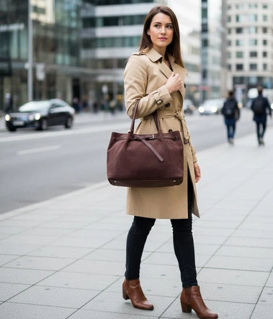 Slouchy Suede Totes