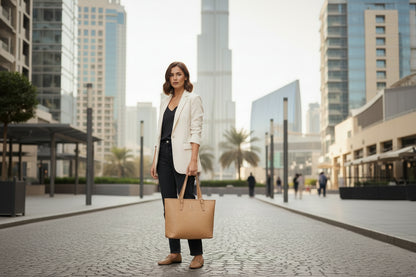 BC Monogram Structured Tote Handbag