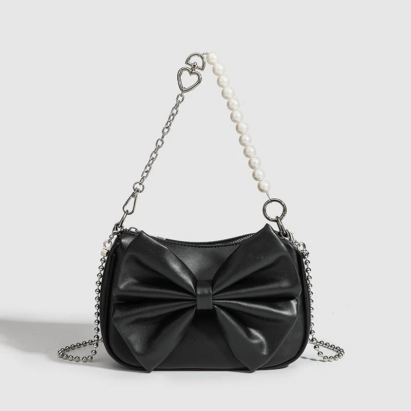 Simple Pearl Chain Shoulder Bag Small Purse