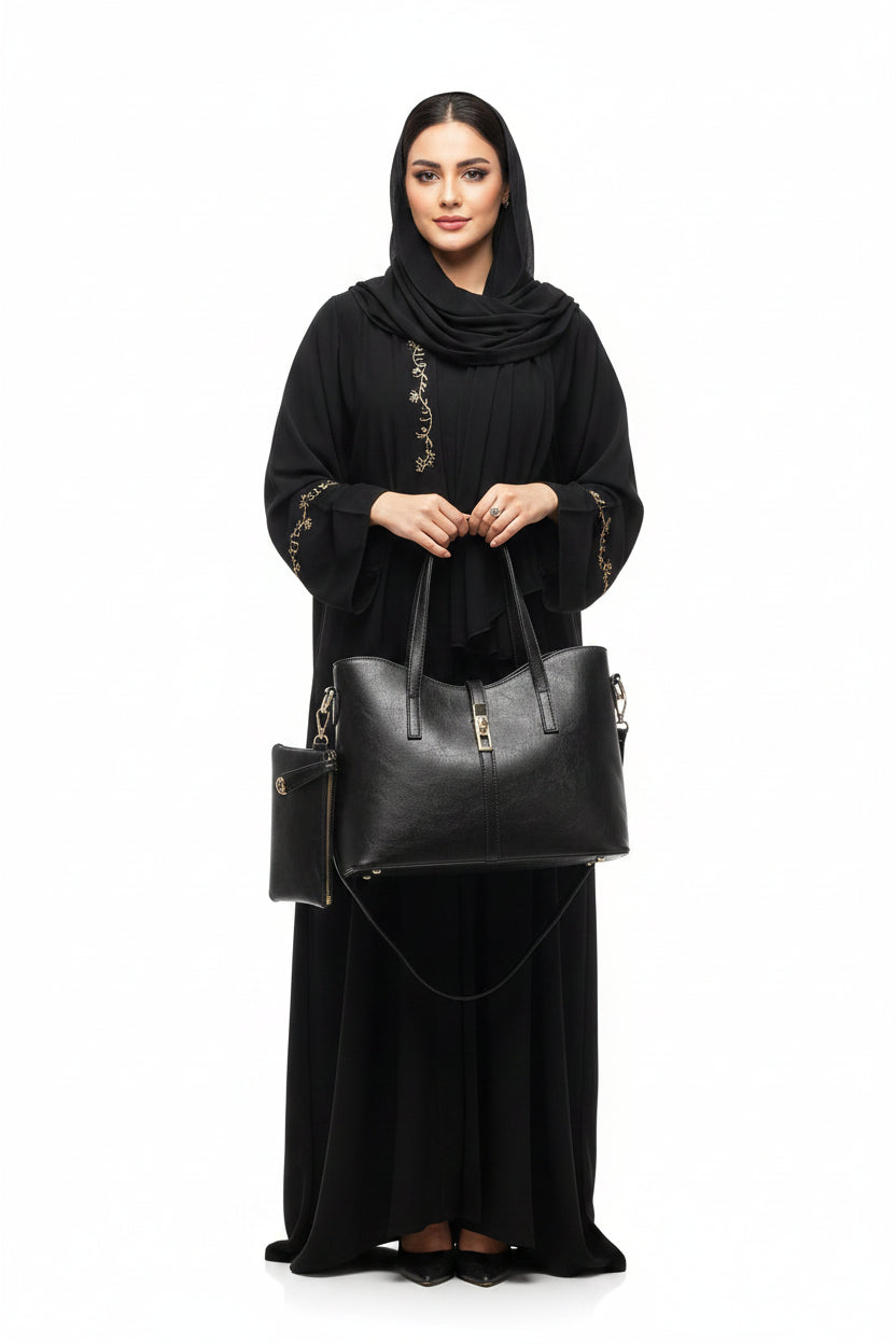 Bagsouk Special Leather Bag Set for Women (3pcs)
