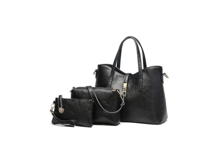 Bagsouk Special Leather Bag Set for Women (3pcs)