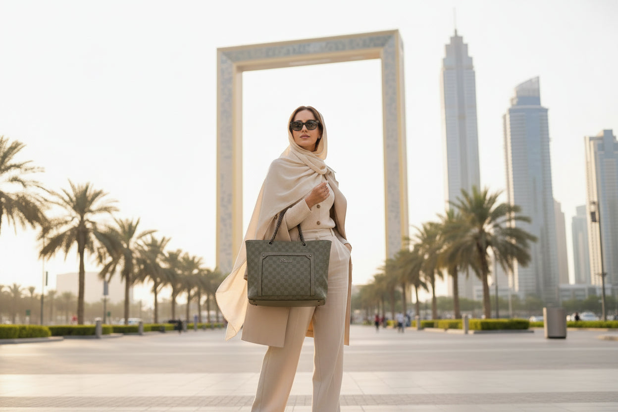 Ridged Texture Shoulder Bag