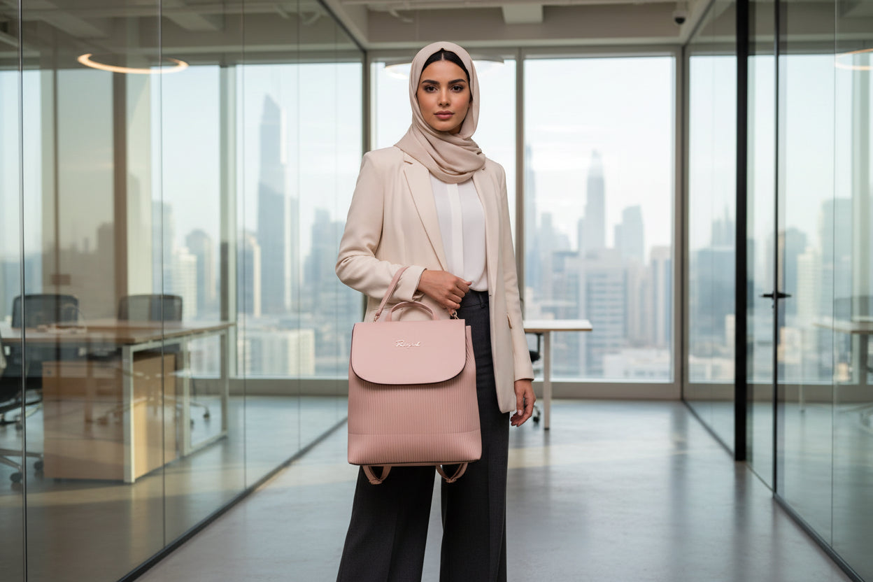 Royal Pleated Backpack